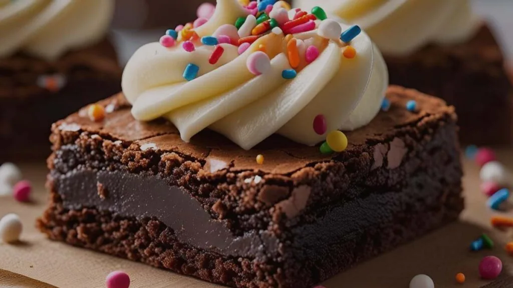 brownie decorado para vender